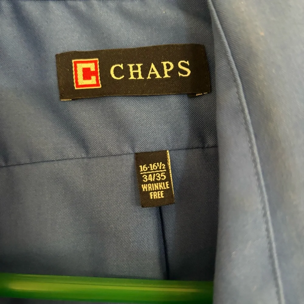 Chaps Blue Button Down | Large - Picture 4 of 5